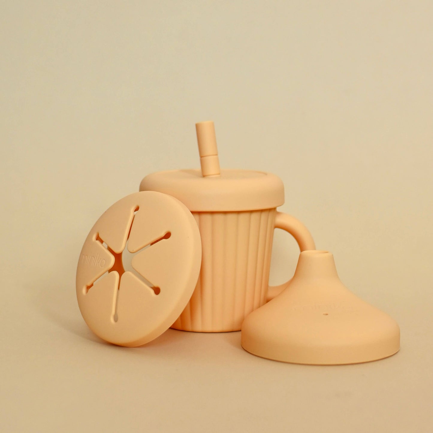 Stainless and Silicone 3-in-1 cup - Sunset