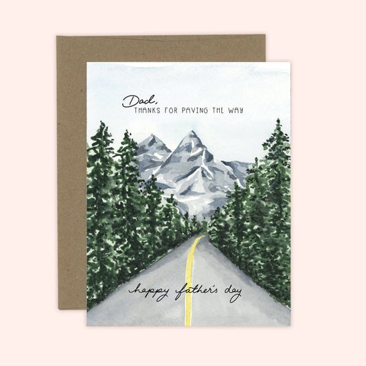 Father's Day Paving the Way Card