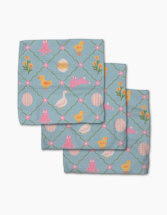 Easter Critters Dishcloth
