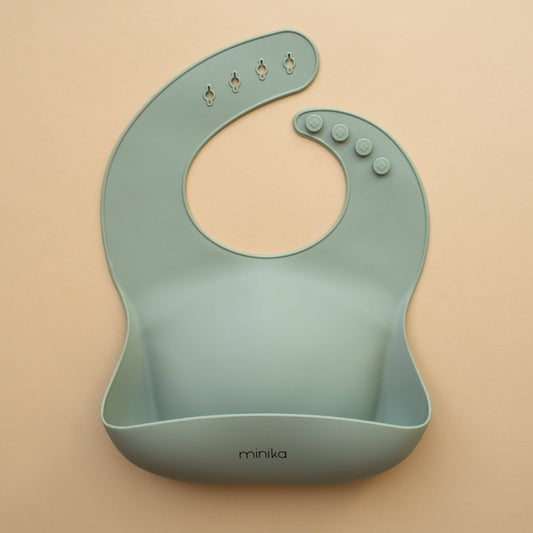 Silicone Bib - Sage