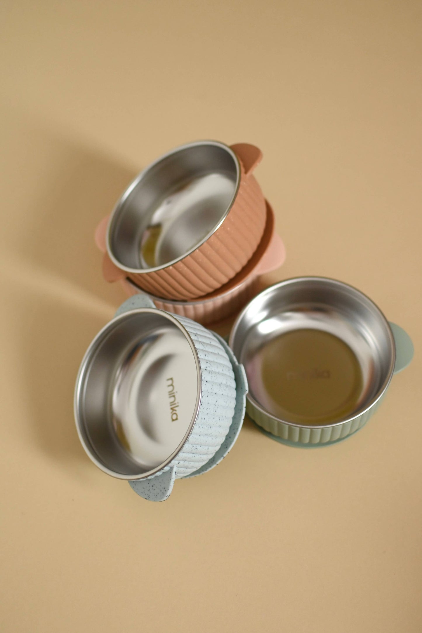 Stainless & Silicone bowl - Sunset