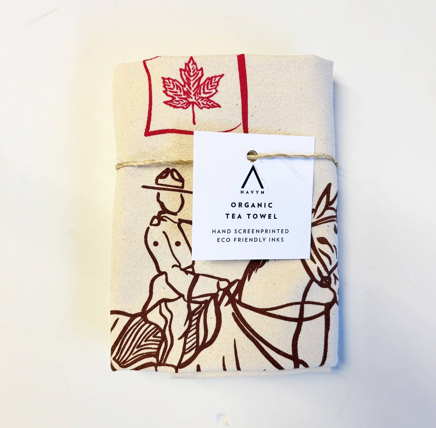 RCMP Organic Tea Towel