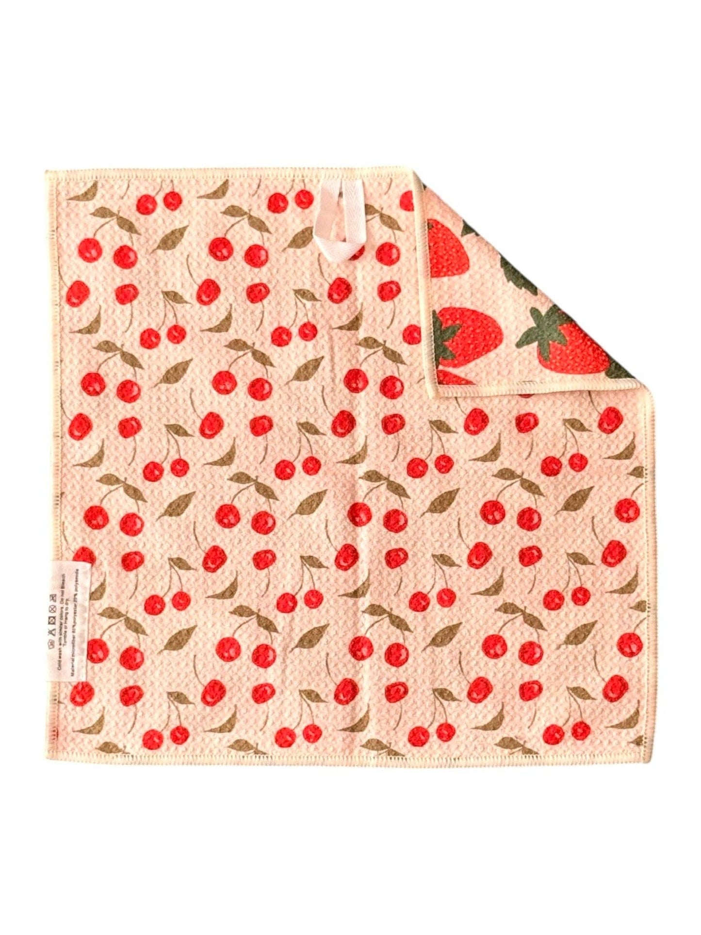 Berries & Cherries Dishcloth