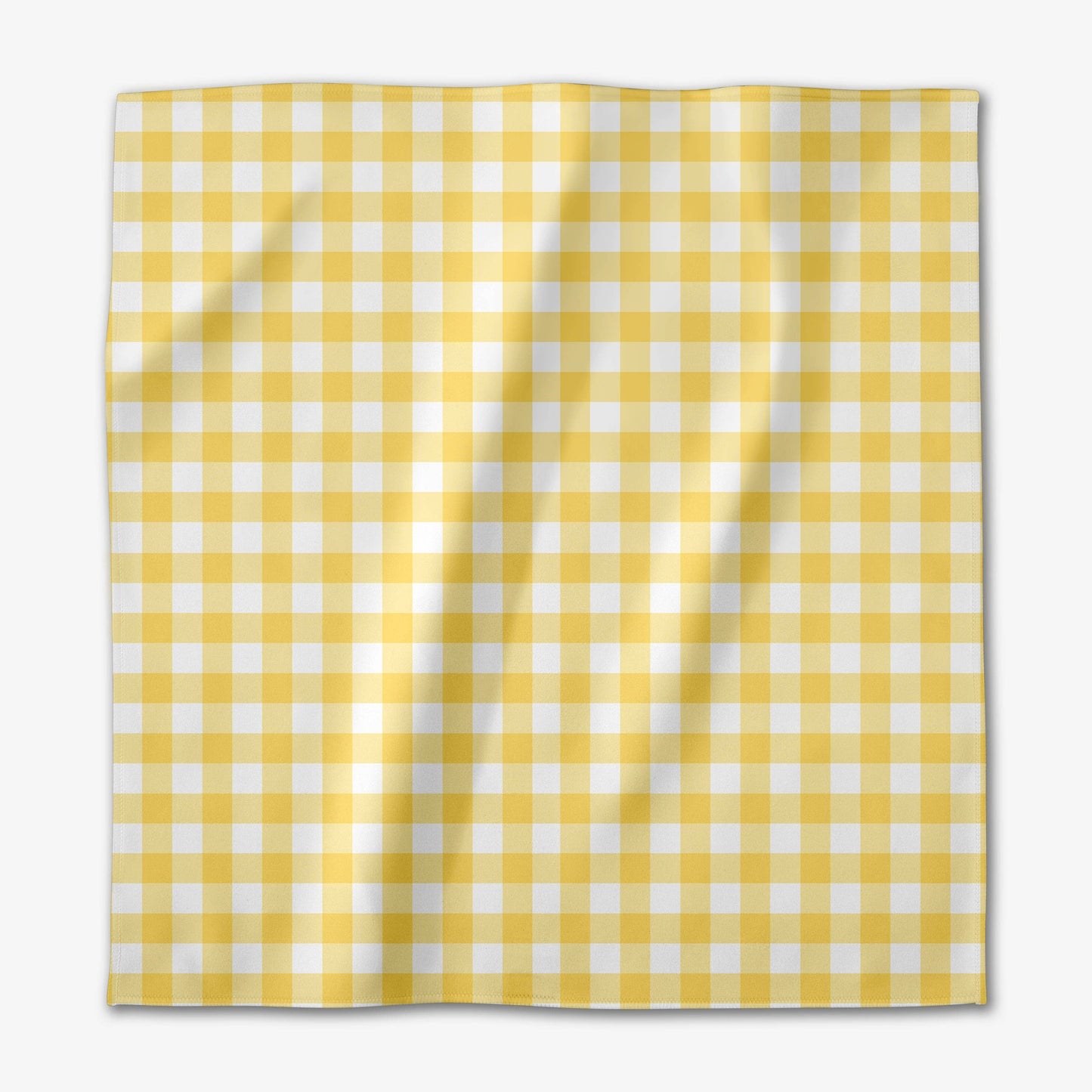 Lemon Gingham Dinner Napkin Set