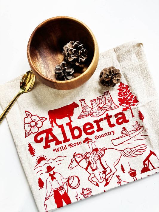 Alberta Commemorative Organic Tea Towel