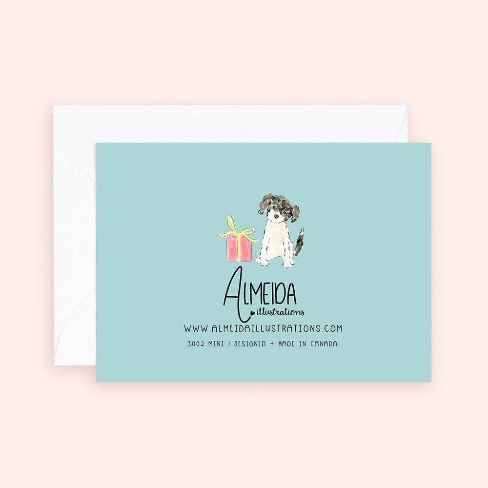 Birthday Dog Pawty Enclosure MIni Card