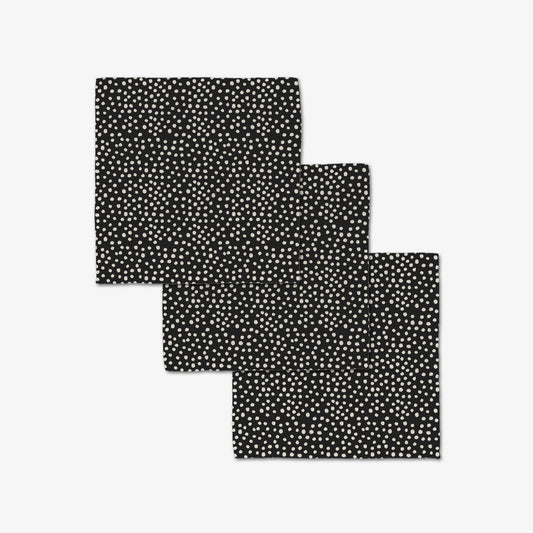 Dotty Black Dishcloth