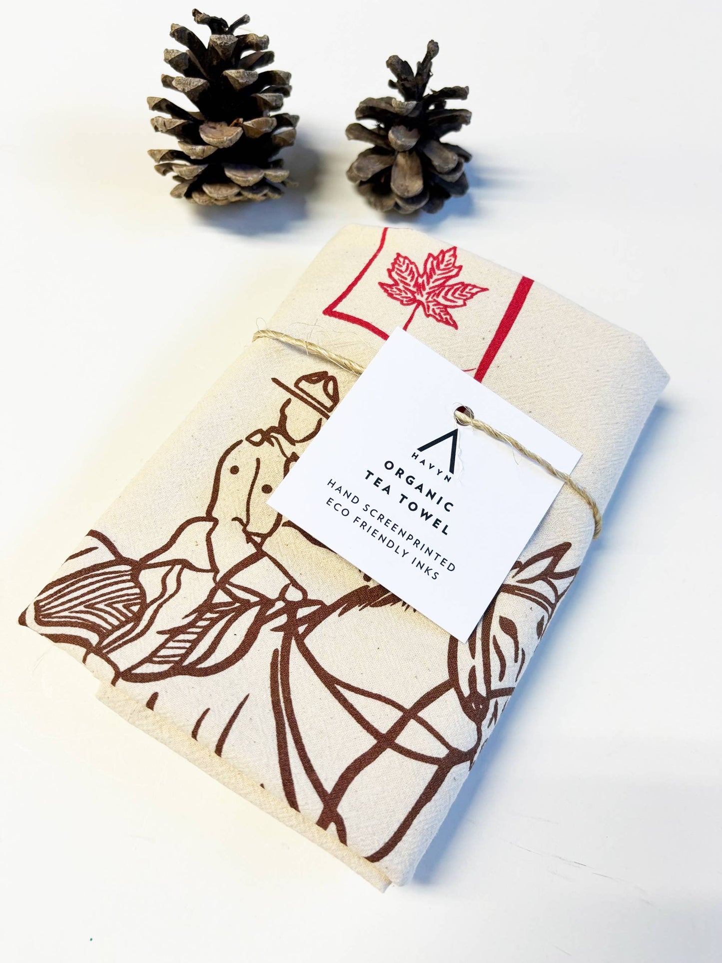 RCMP Organic Tea Towel