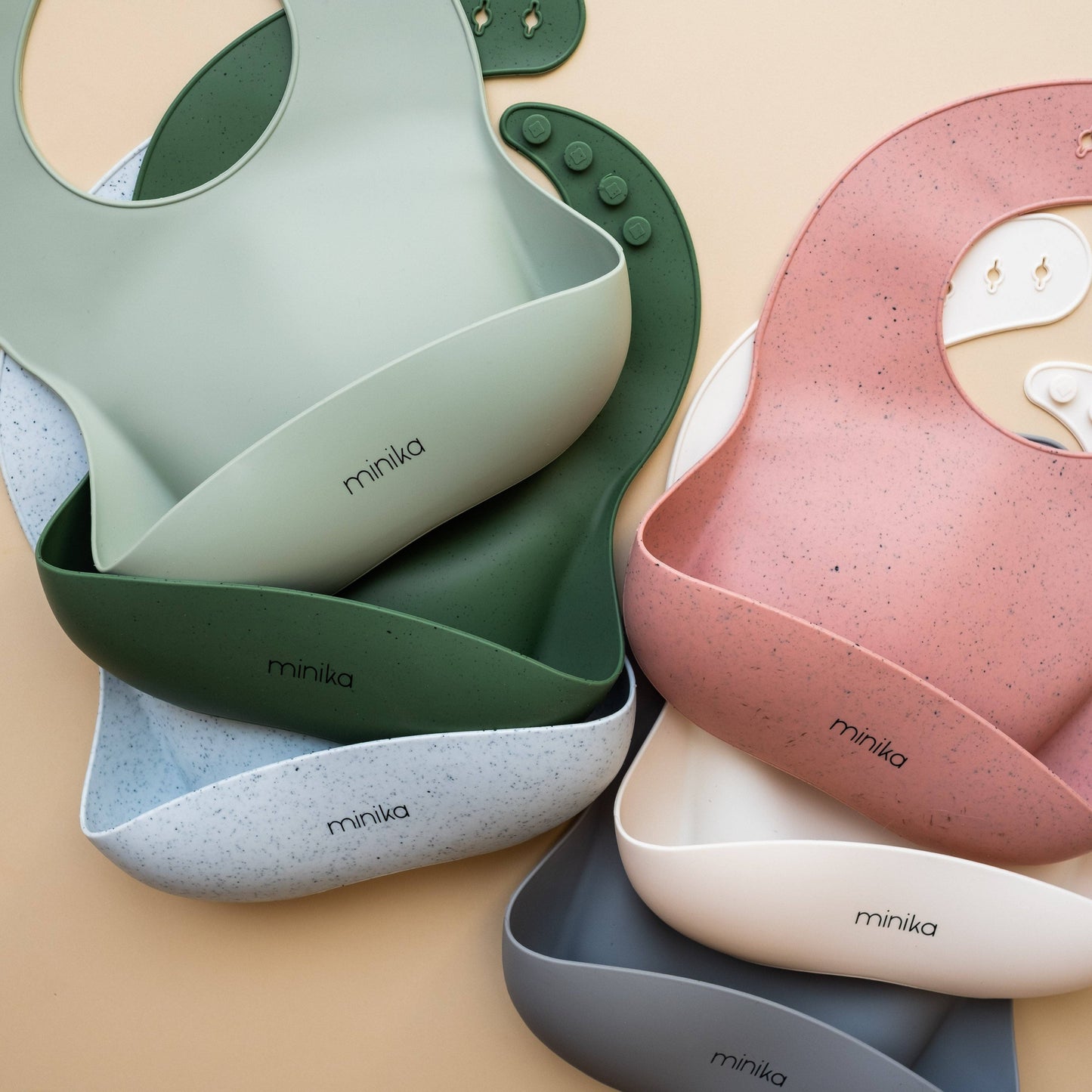 Silicone Bib - Sage