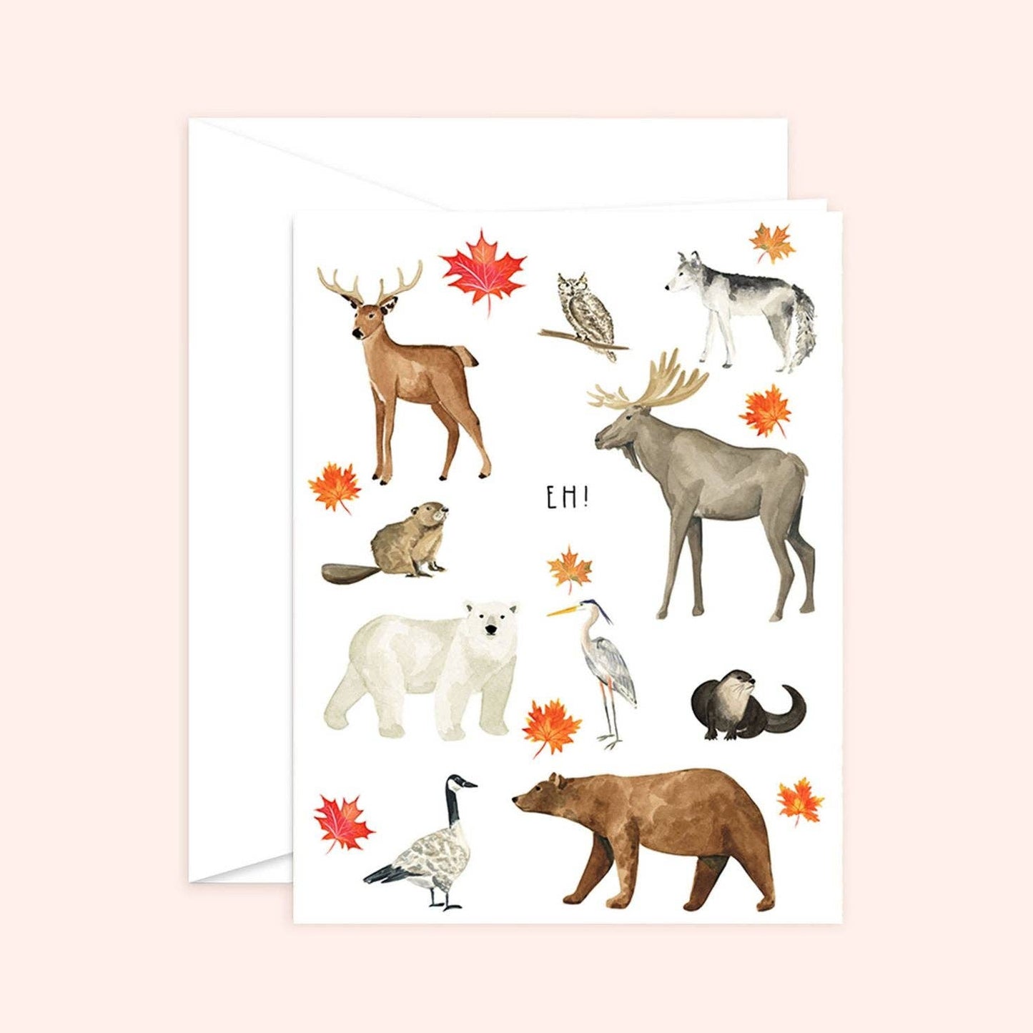 Canada Eh! Card | Canadian Animals