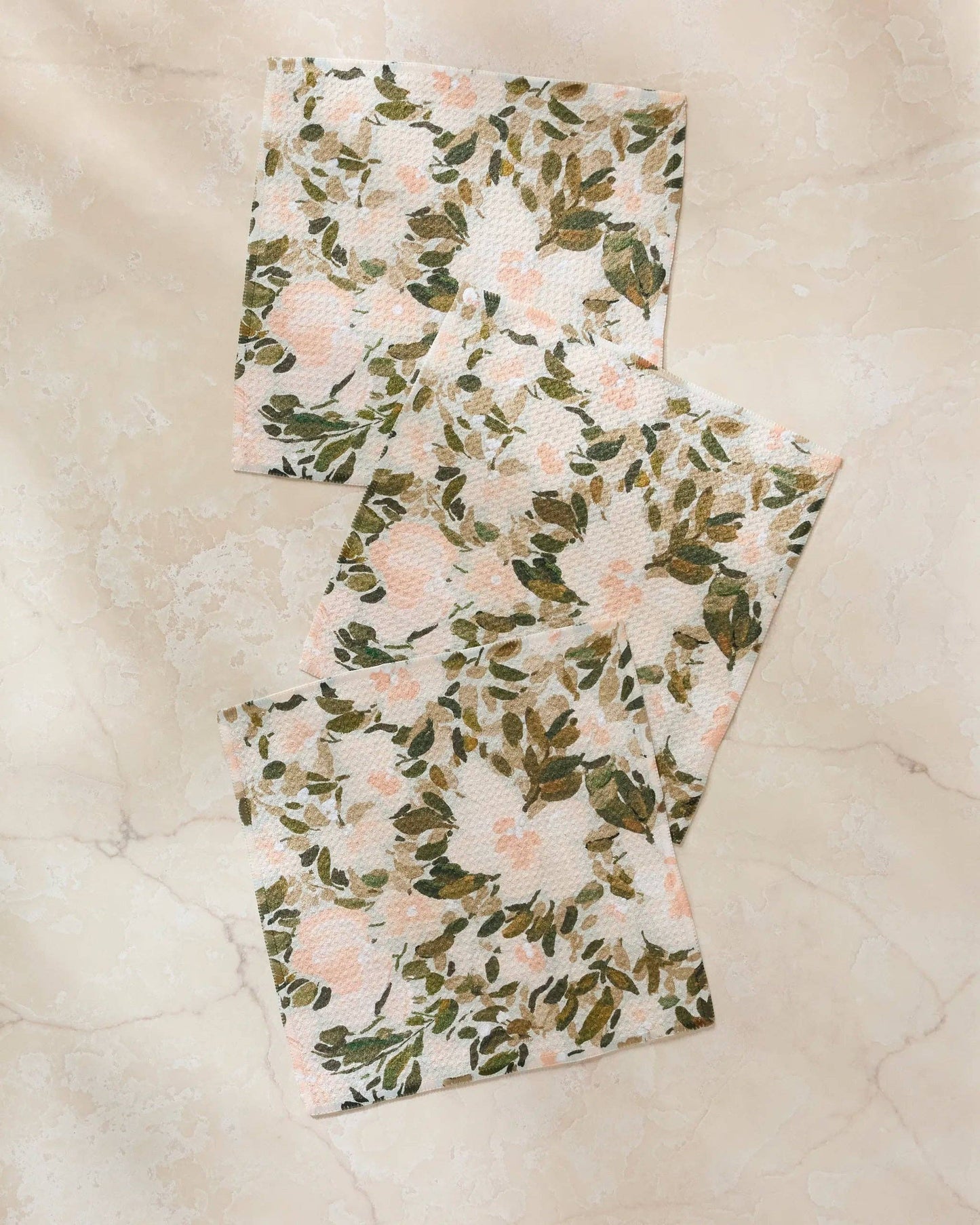 Painted Blossoms Dishcloth
