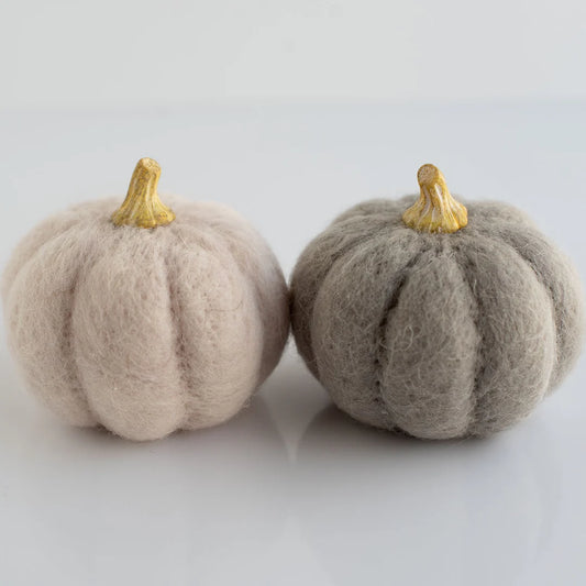 Wool Felt Pumpkin 2 colors