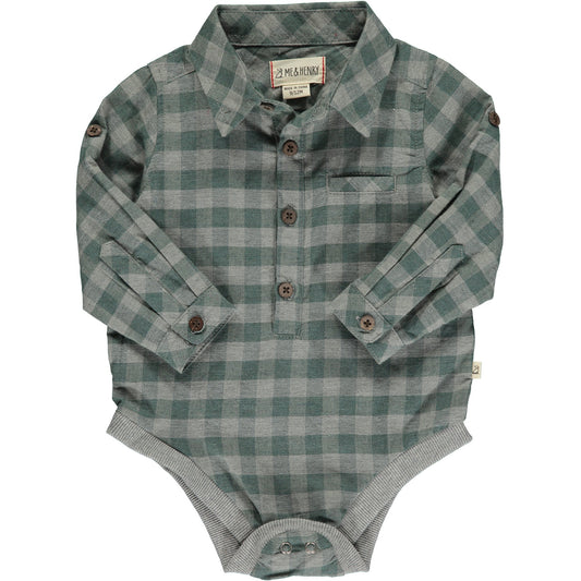 Jasper Onsie Sage/Grey