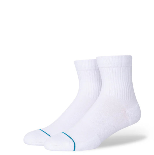 Icon Quarter Sock White