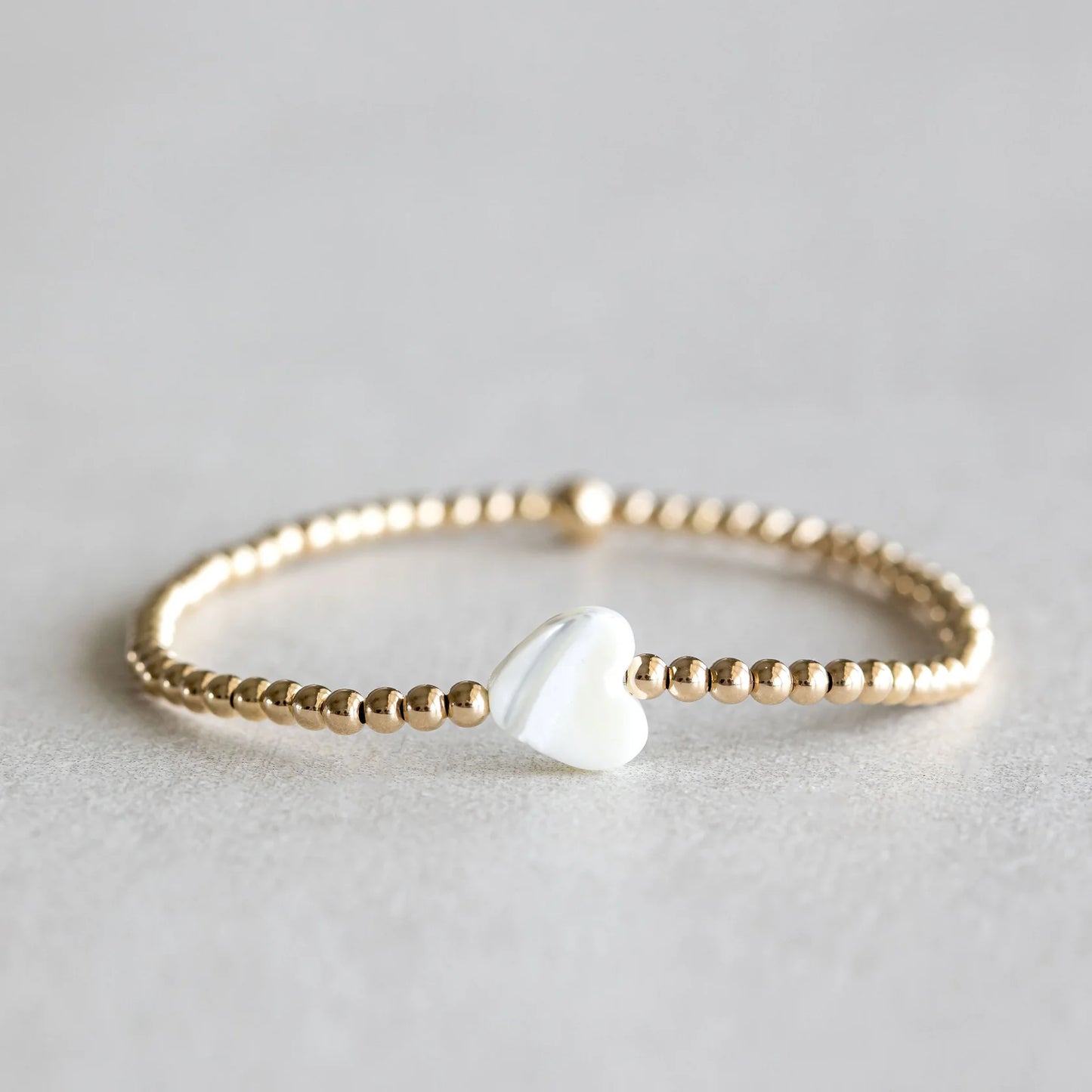 Shell Heart Bracelet