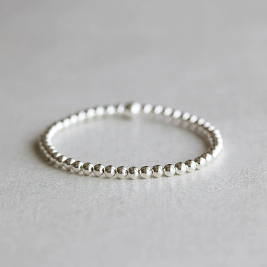 4mm Silver bracelet