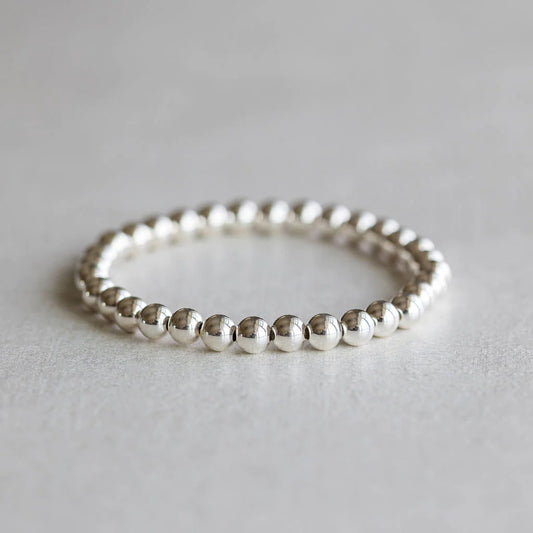 6mm silver bracelet