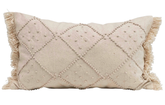 Cotton/Linen Lumbar Pillow