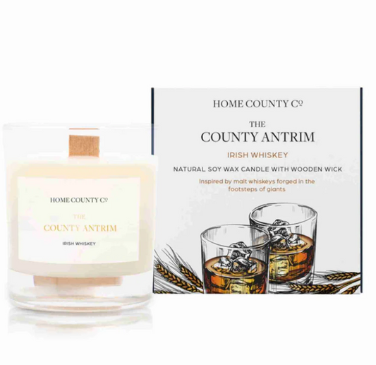 County Antrim - Irish Whiskey Candle