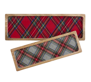 Tartan Enamel Tray