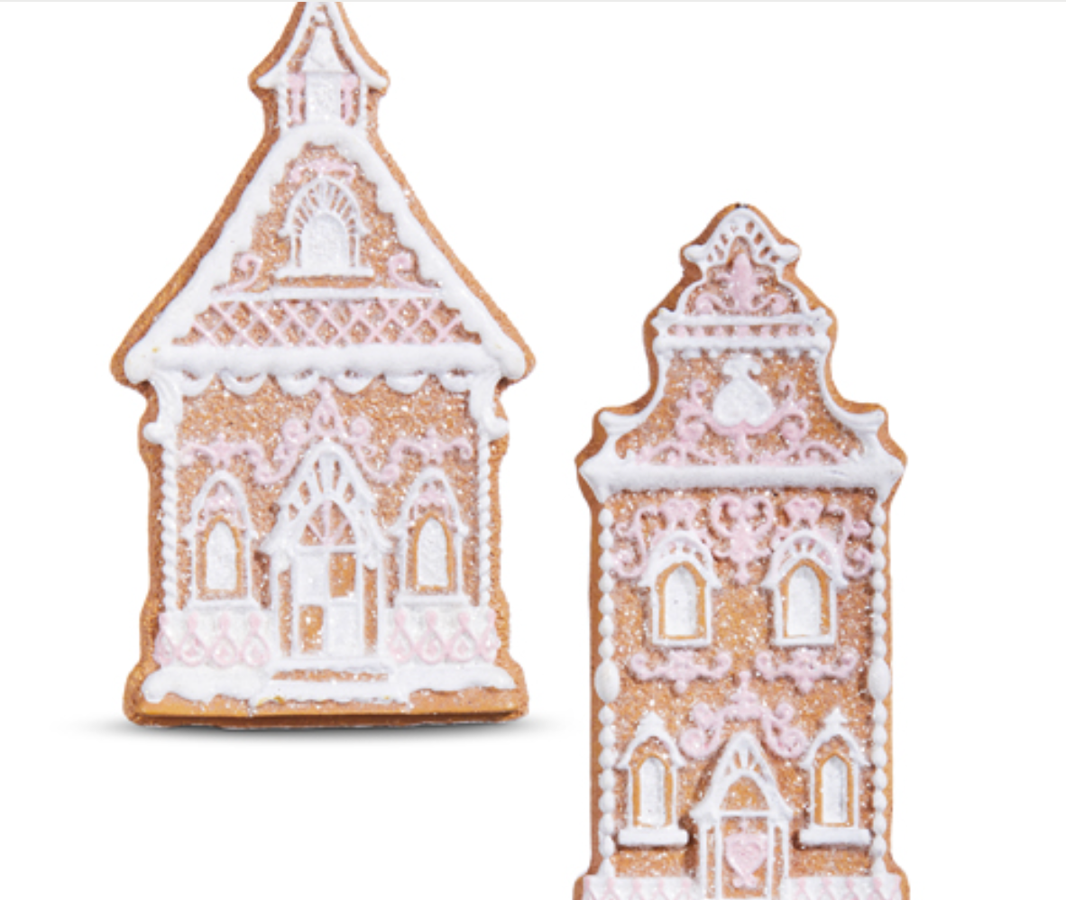 4" GINGERBREAD CHURCH ORNAMENT