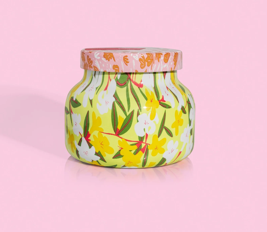 Aloha Orchid Pattern Play Petite Candle, 8 oz