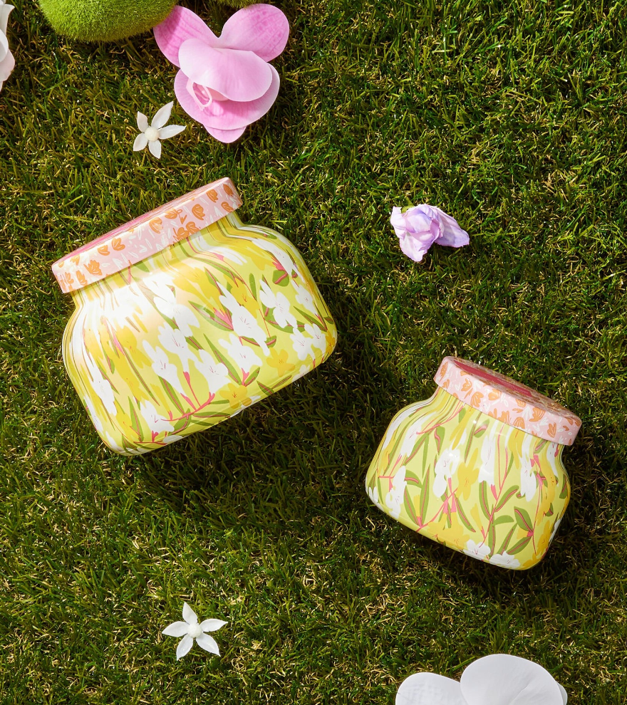 Aloha Orchid Pattern Play Petite Candle, 8 oz