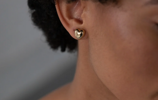Baby Heart Studs