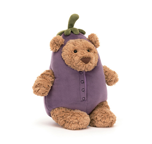 Bartholomew Bear Aubergine