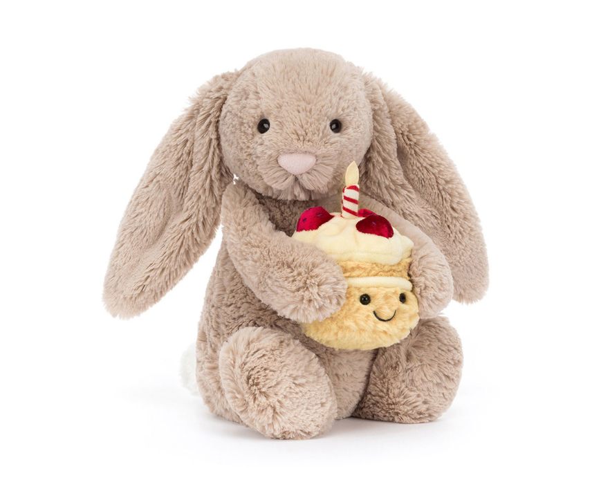 Bashful Beige Bunny Birthday