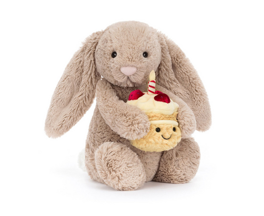 Bashful Beige Bunny Birthday