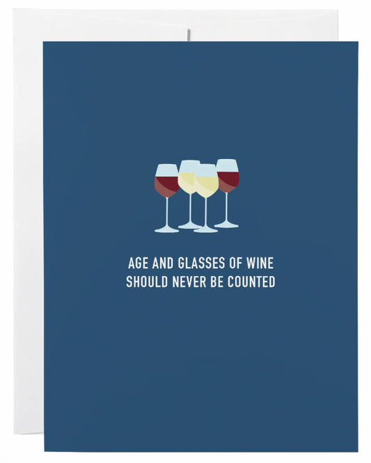 Card - Age & Glasses of Wine