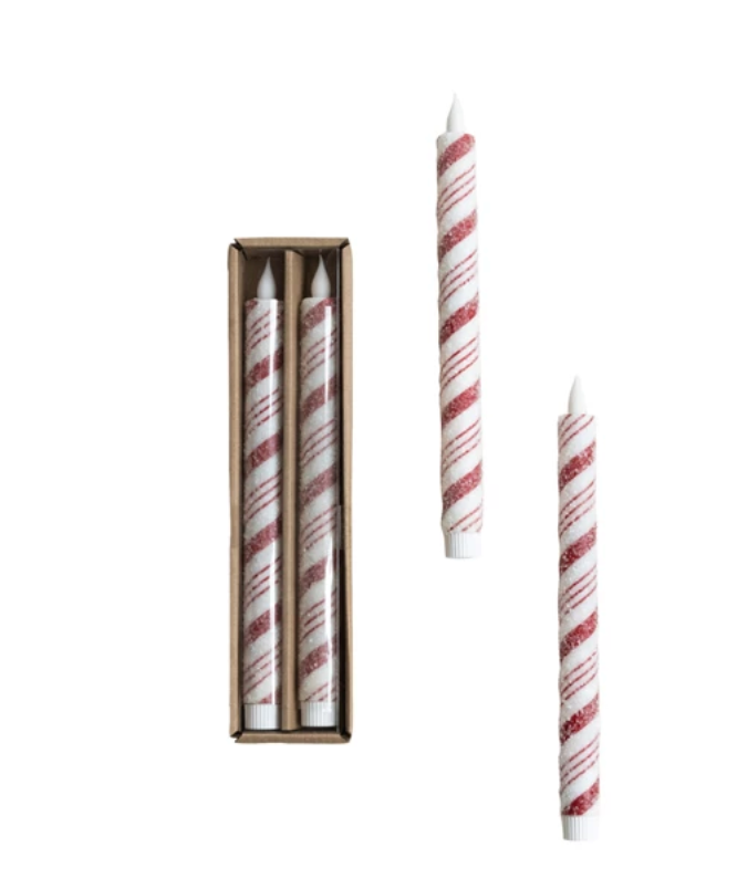 Candycane Flameless Candle