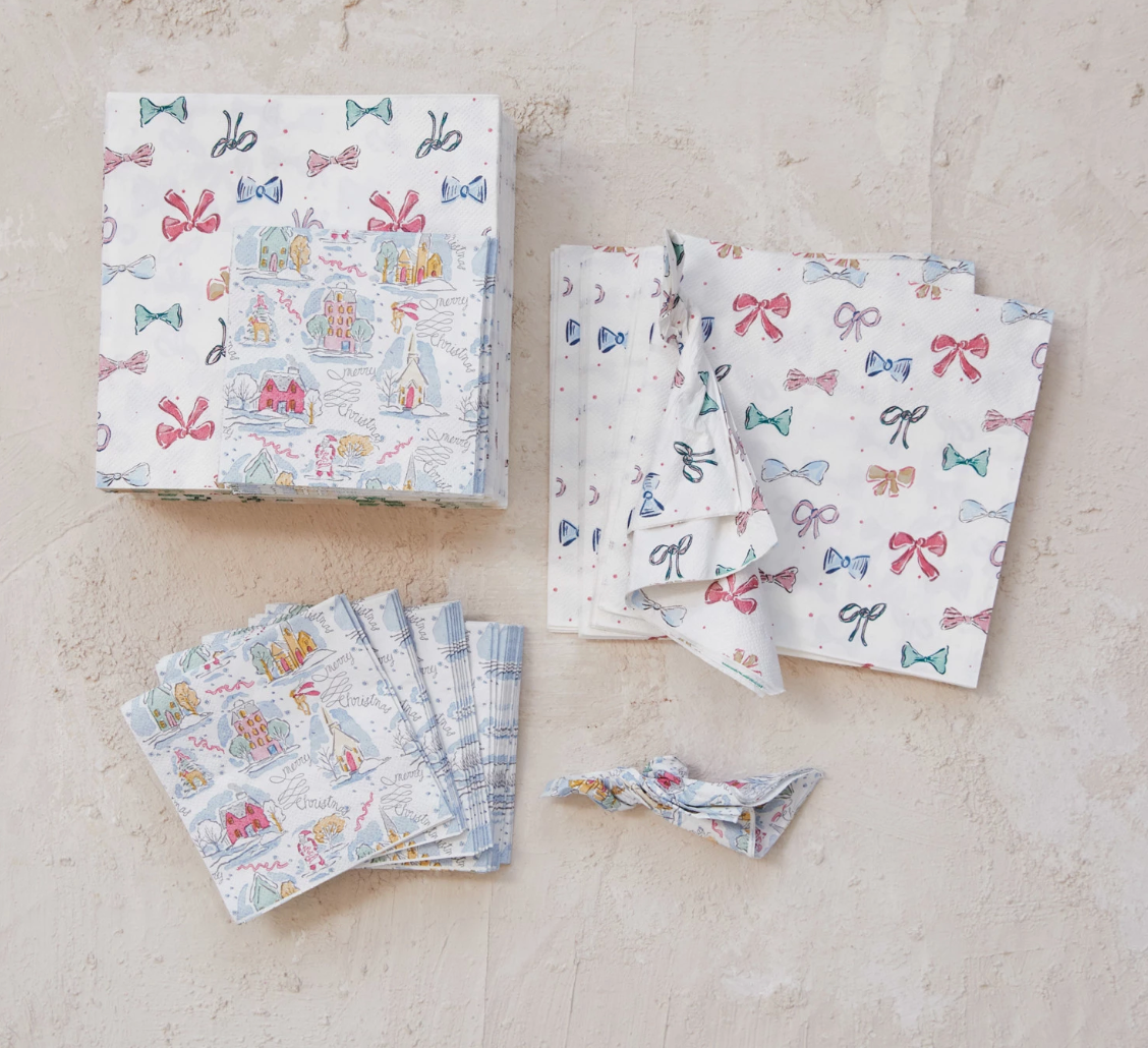 Bow Pattern Paper Napkins