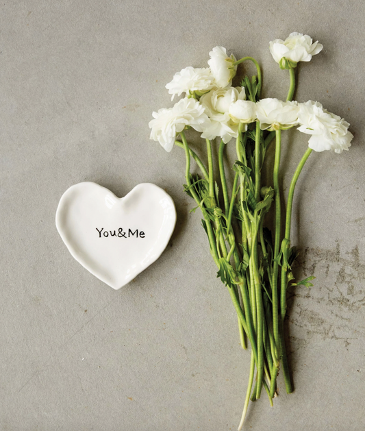 You & Me Heart Dish