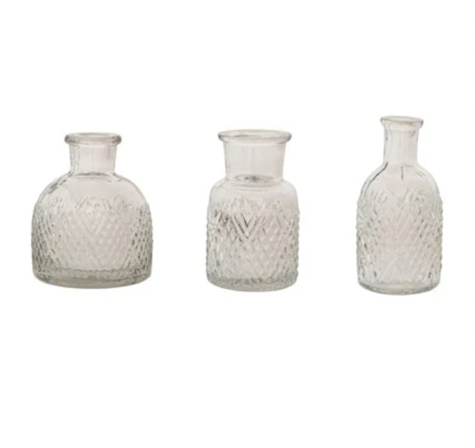 Pressed Glass Vase