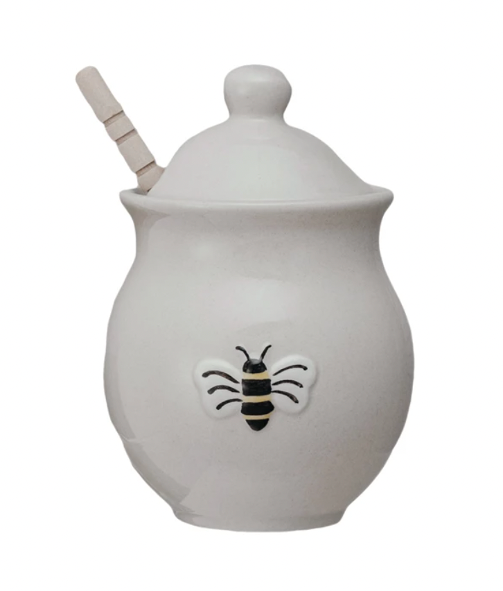Embossed Bee Honey Dish