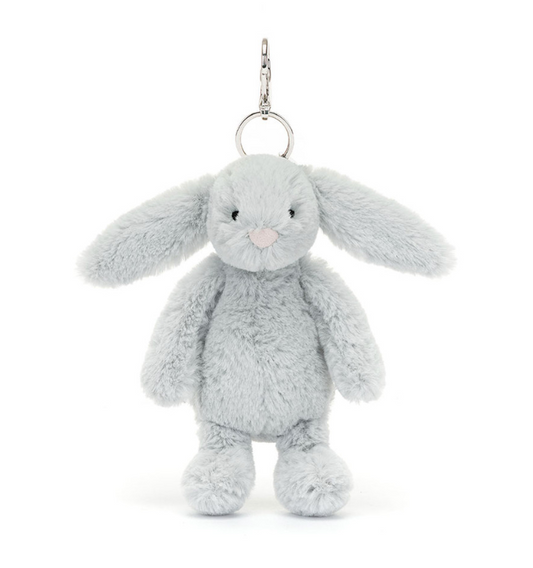 Bashful Silver Bunny Bag Charm
