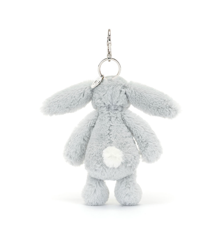 Bashful Silver Bunny Bag Charm