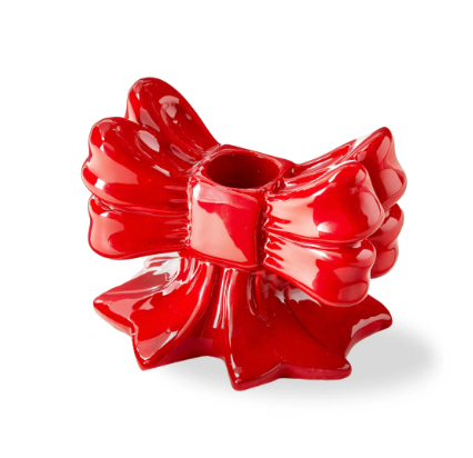 Very Merry Bow Taper Holder