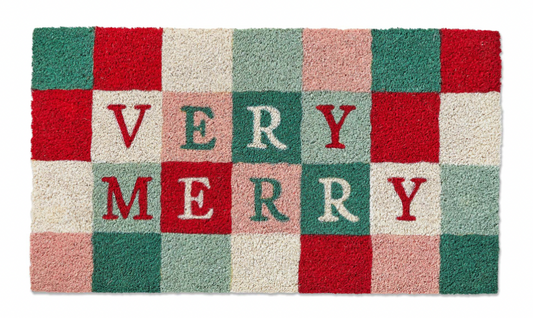 Very Merry Coir Mat