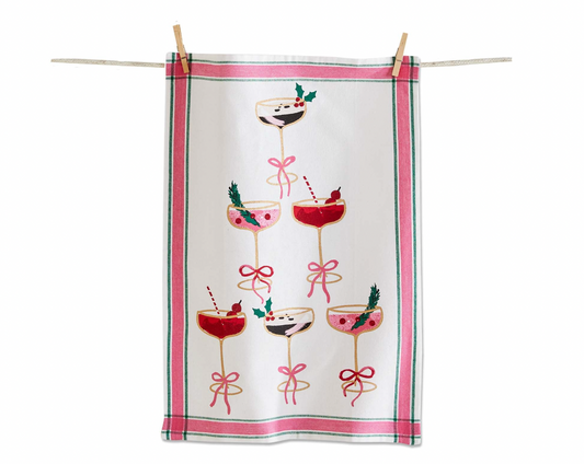Cocktail Tower Dishtowel