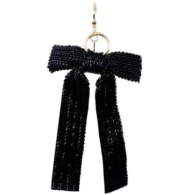 Micro Beaded Bow Charm