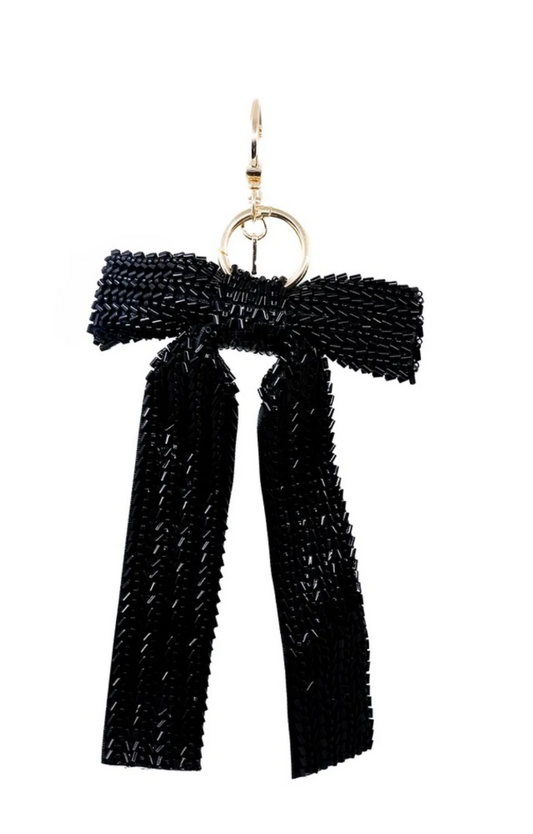 Micro Beaded Bow Charm