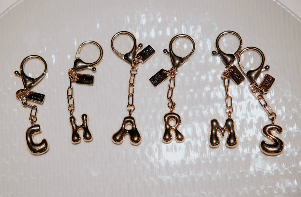 Bubble Letter Charms