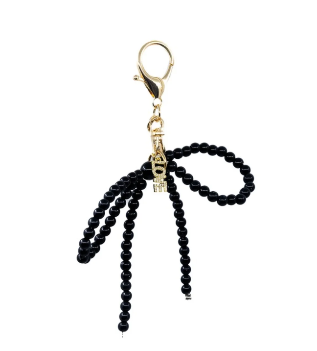 Pearl Bow Single Strand Charm