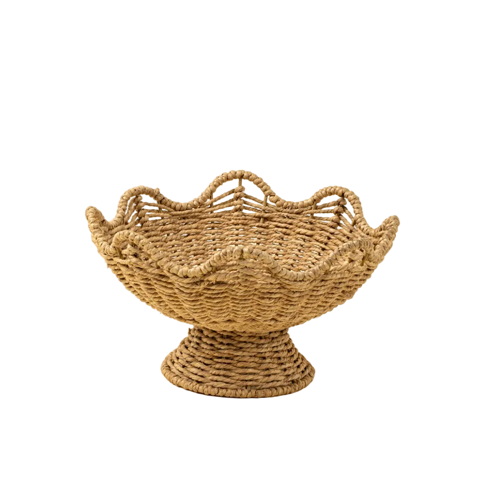 Cleo Scalloped Fruit Basket