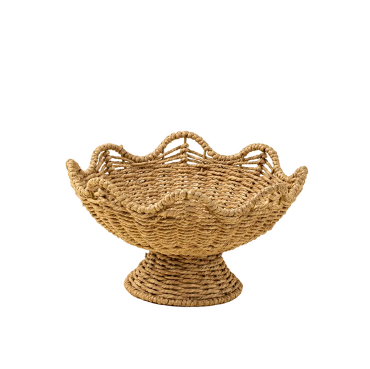 Cleo Scalloped Fruit Basket