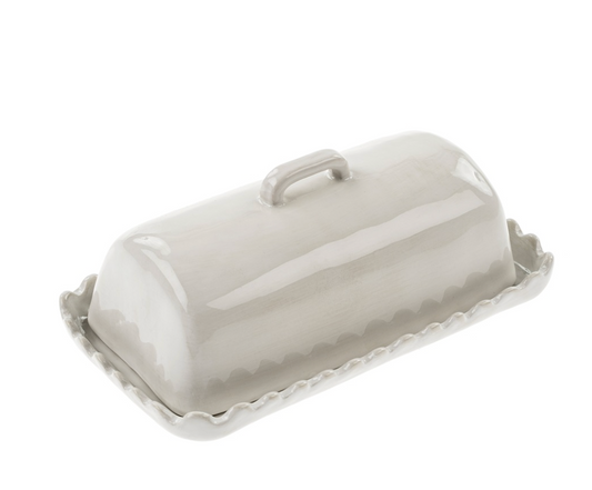 Scalloped Butter Dish