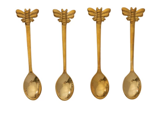 Bee Brass Spoon